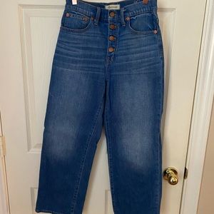 Madewell Wide Leg Crop Jeans